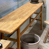 Pitkä sivupöytä #1050, Natural