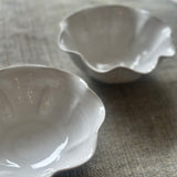 Kukkakulho iso, White