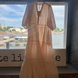 CherryCC Floor Dress, Neon Pink