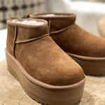 UGG - Classic ultra mini platform, chestnut