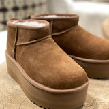 UGG - Classic ultra mini platform, chestnut