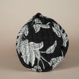 Kosmetiikkapussi S, Floral Black