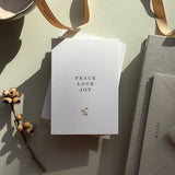 Peace Love Joy -kortti