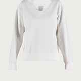 Joeline collegepaita v-kaula-aukolla, Milk