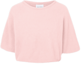 Josie alpakkaneule 3/4 Short Sleeves, Light Pink