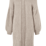 June pitkä neuletakki alpakkaa, Beige