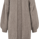 June pitkä neuletakki alpakkaa, Light Taupe
