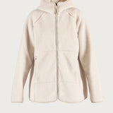 Laika teddyfleecetakki, Cream