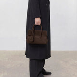 Lydia Mini Bag Suede, Chocolate