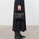 Lydia Mini Bag Grained Leather, Black