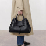 Maris Tote Bag Leather Black