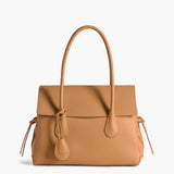 Lydia Tote Bag Grained Leather, Cognac