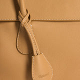 Lydia Tote Bag Grained Leather, Cognac