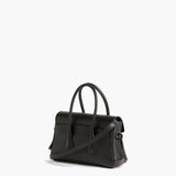 Lydia Mini Bag Grained Leather, Black