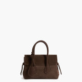 Lydia Mini Bag Suede, Chocolate