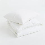 Bamboo Bedding Set White 220x220 (Pillow 50x60)