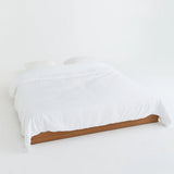 Bamboo Bedding Set White 220x220 (Pillow 50x60)