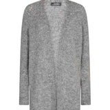 Thora pitkä neuletakki,  Grey Melange