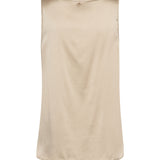 Astrid silkkitoppi v-kaula-aukolla, Oxford Tan