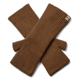 Tova käsineet ribbineulosta, Dark Camel