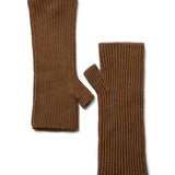 Tova käsineet ribbineulosta, Dark Camel