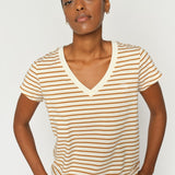 Kala t-paita v-kaula-aukolla, Petrified Oak