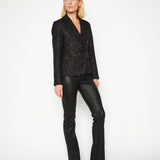 Sarina nahkahousut Long, Black