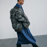 Ruby Print Bomber Jacket, Olive Night