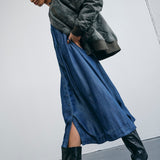 Ruby Print Bomber Jacket, Olive Night