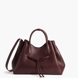 Maris Tote Bag Leather Burgundi