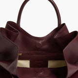 Maris Tote Bag Leather Burgundi