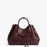 Maris Tote Bag Leather Burgundi