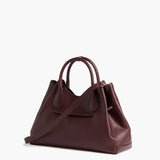 Maris Tote Bag Leather Burgundi