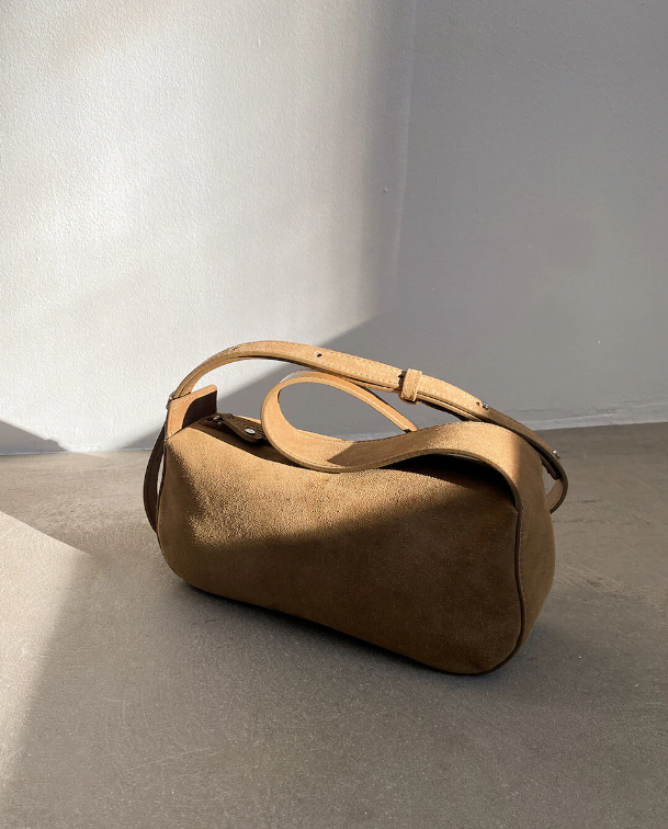 Flattered - Tuna shoulderbag, sand suede