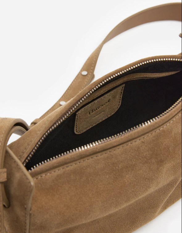 Flattered - Tuna shoulderbag, sand suede