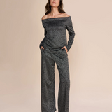 Mos Mosh - Girone LS Glam Blouse, Silver