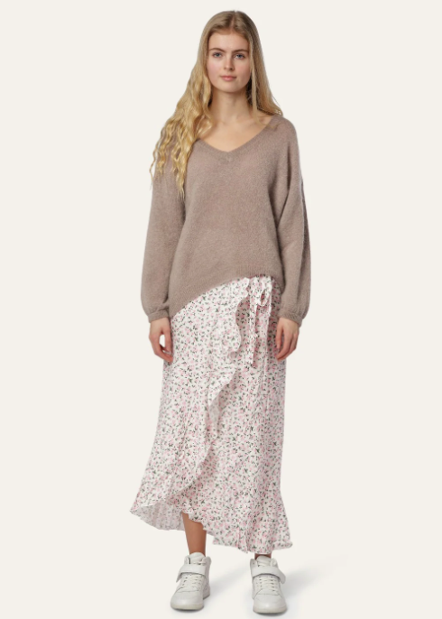 Americandreams - Silja mohairneule, beige