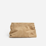 Flattered - Clay Clutch mokkanahkaa, sand