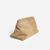 Flattered - Clay Clutch mokkanahkaa, sand
