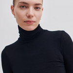 Second Female - Matima poolopaita, black