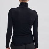 Second Female - Matima poolopaita, black