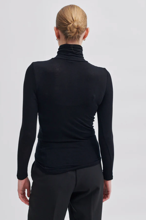 Second Female - Matima poolopaita, black