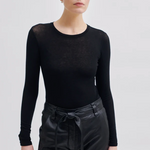 Second Female - Matima pitkähihainen paita, black