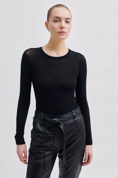 Second Female - Matima pitkähihainen paita, black