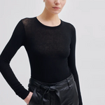 Second Female - Matima pitkähihainen paita, black