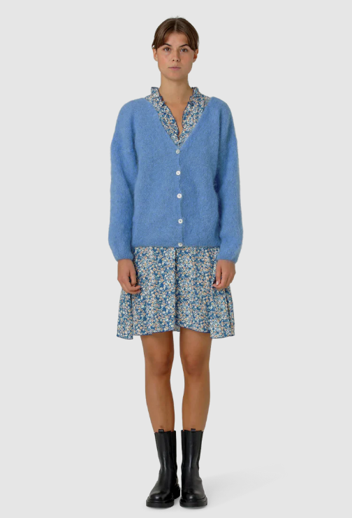 Americandreams - Cornelia mohairneuletakki, sky blue