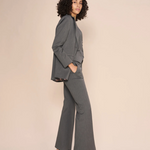 Mos Mosh - Rhys Halin housut, dark grey melange