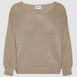 Americandreams - Milana puuvillaneule, medium brown