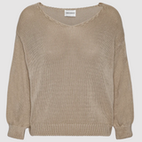 Americandreams - Milana puuvillaneule, medium brown