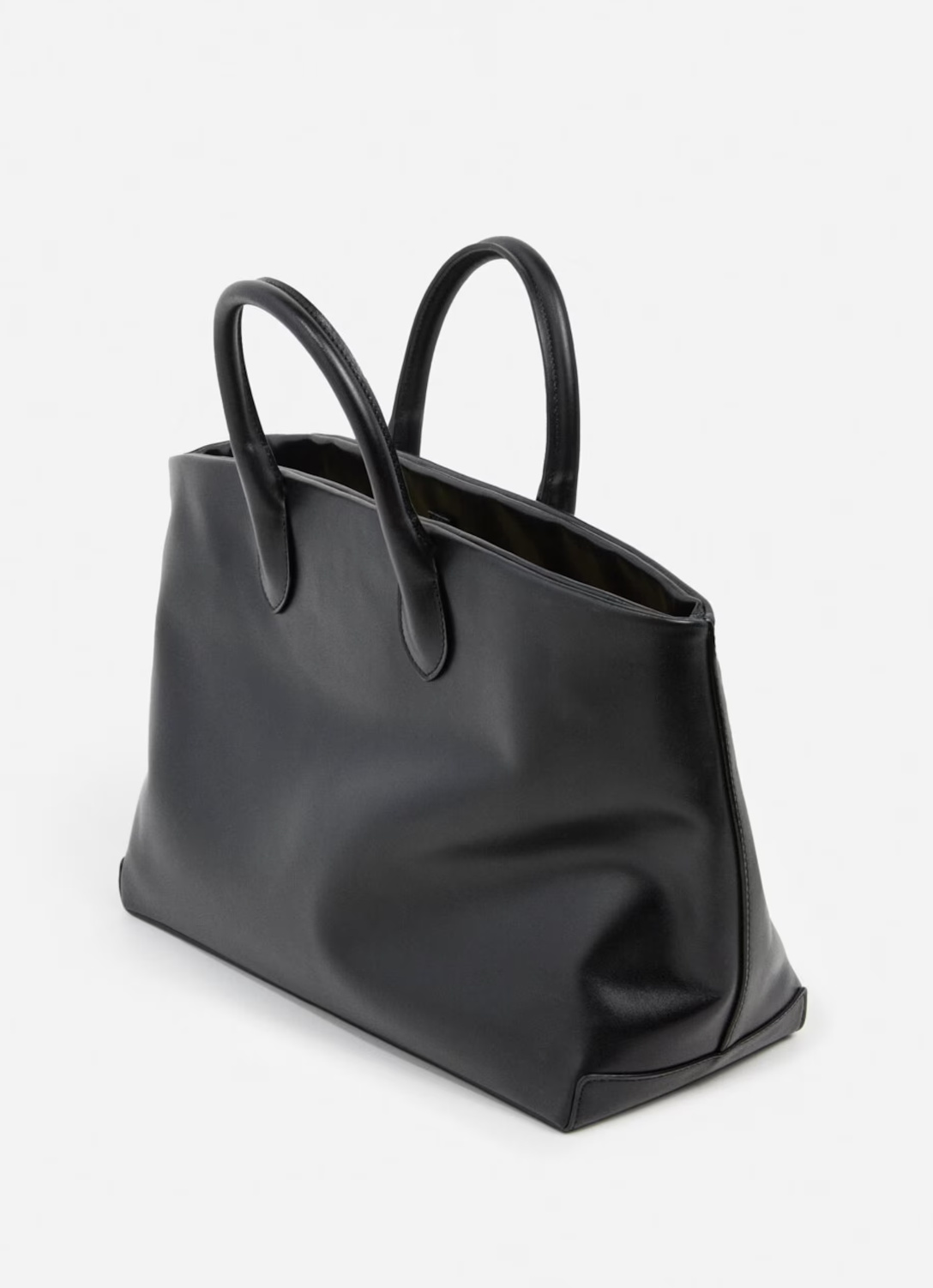 Flattered - Lola tote bag leather, black